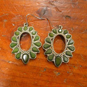 Green Earrings